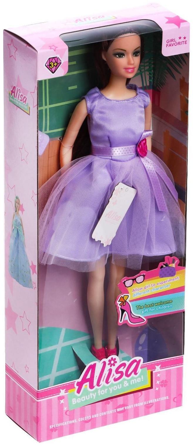 Кукла-модель «Алиса» в платье с аксессуарами, МИКС