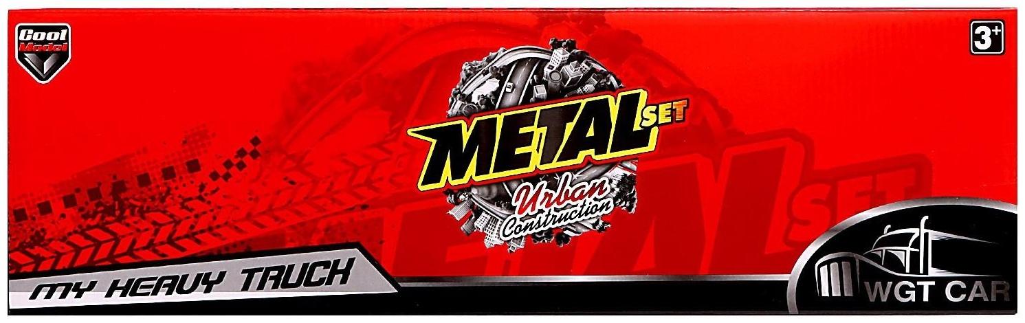 Грузовик металлический «Эвакуатор», с машинкой, свет и звук, инерция, МИКС