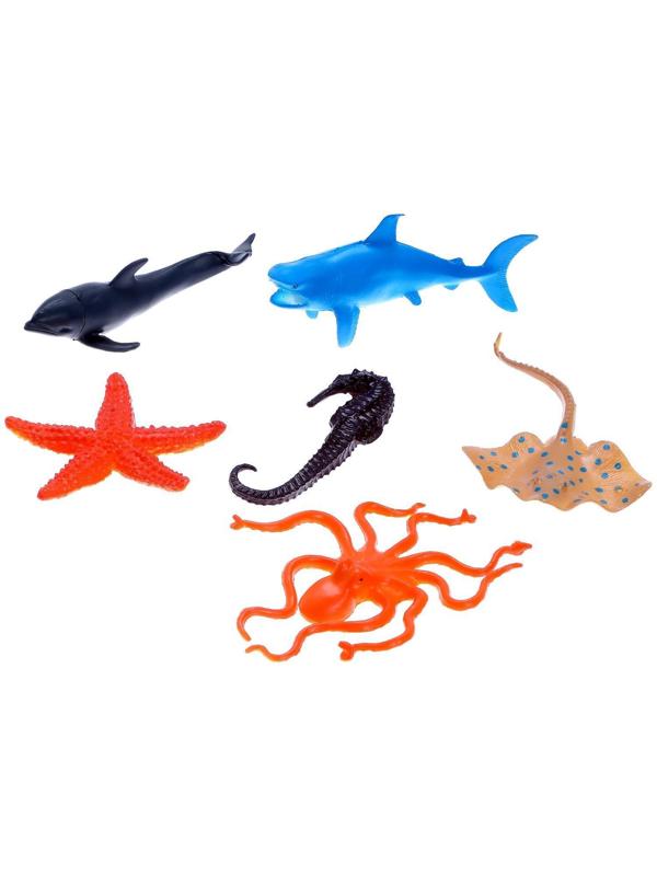 Набор морских животных «Подводное братство», 6 штук, МИКС