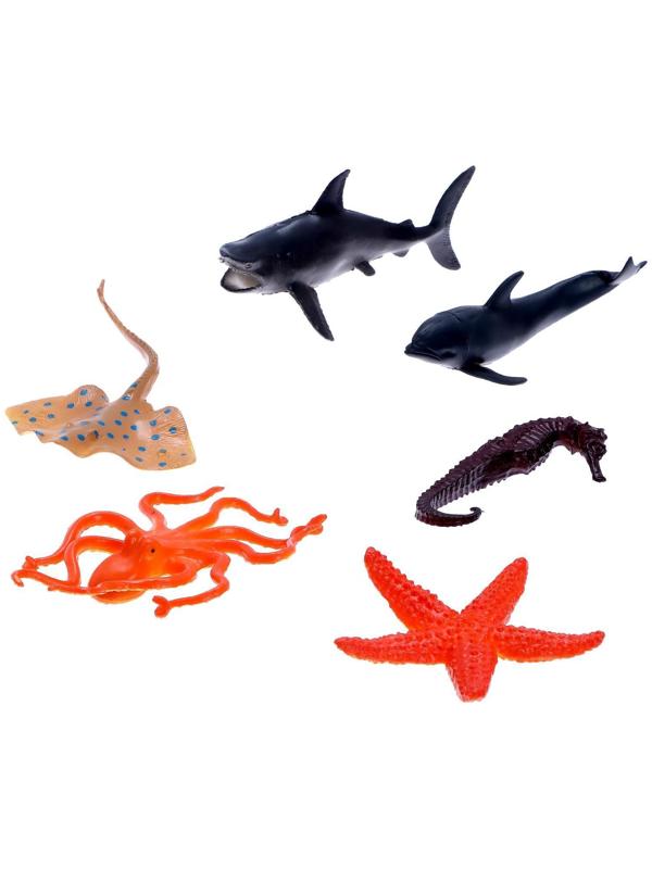 Набор морских животных «Подводное братство», 6 штук, МИКС