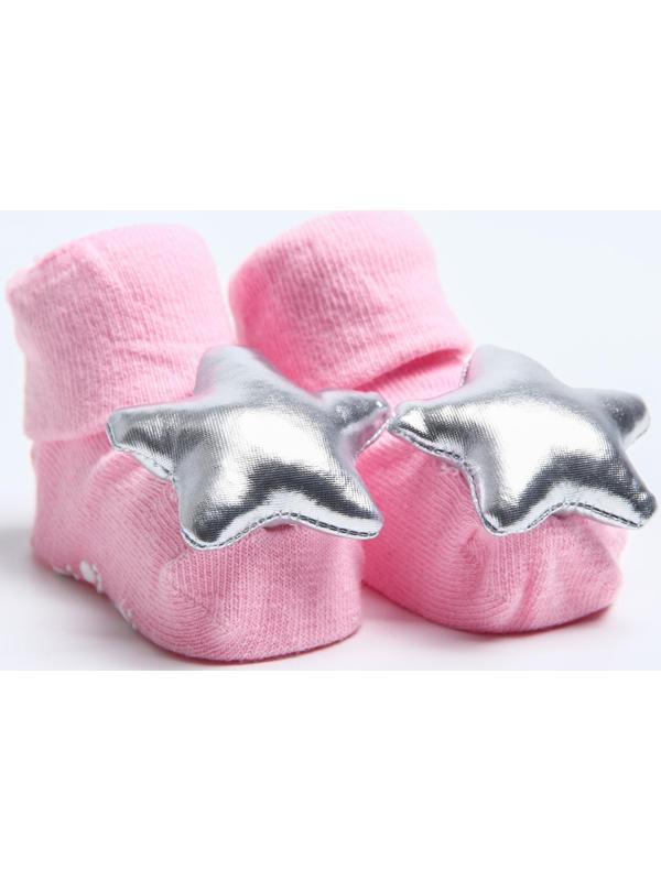 Носочки - погремушки на ножки «С Новым Годом, принцесса», набор 2шт., новогодняя подарочная упаковка