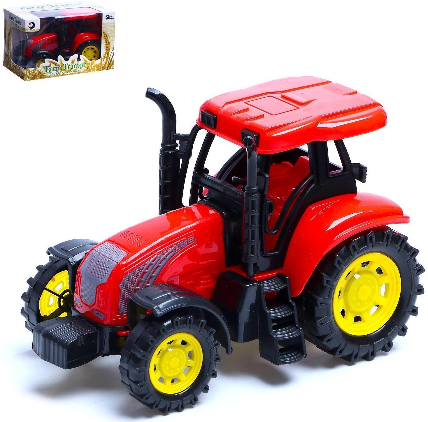Трактор инерционный «Сельскохозяйственный», цвет красный
