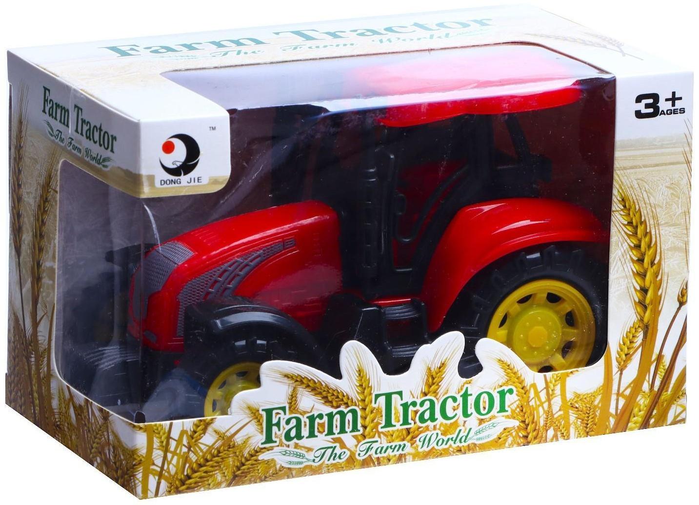 Трактор инерционный «Сельскохозяйственный», цвет красный