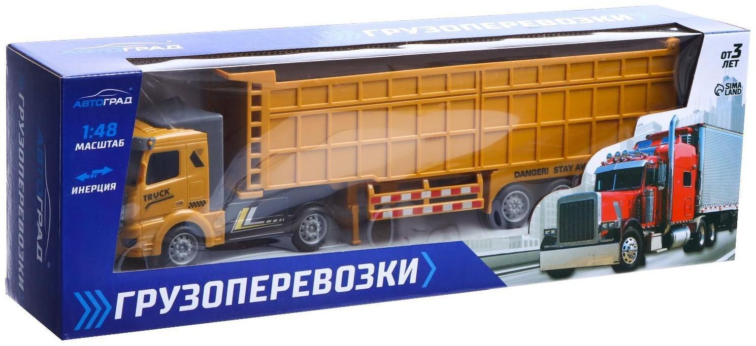 Грузовик инерционный «Перевозчик», масштаб 1:48