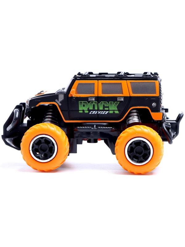 Джип радиоуправляемый «Граффити», работает от батареек, цвет оранжевый
