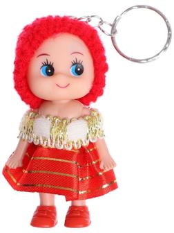 Кукла «Аня» на брелоке, 1 шт., 6962388
