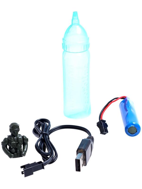 Танк радиоуправляемый «Армия», с эффектом дыма, работает от аккумулятора