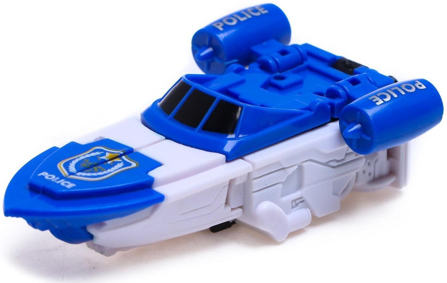 Набор роботов «Полицейский отряд», 5 трансформеров, собираются в 1 робота