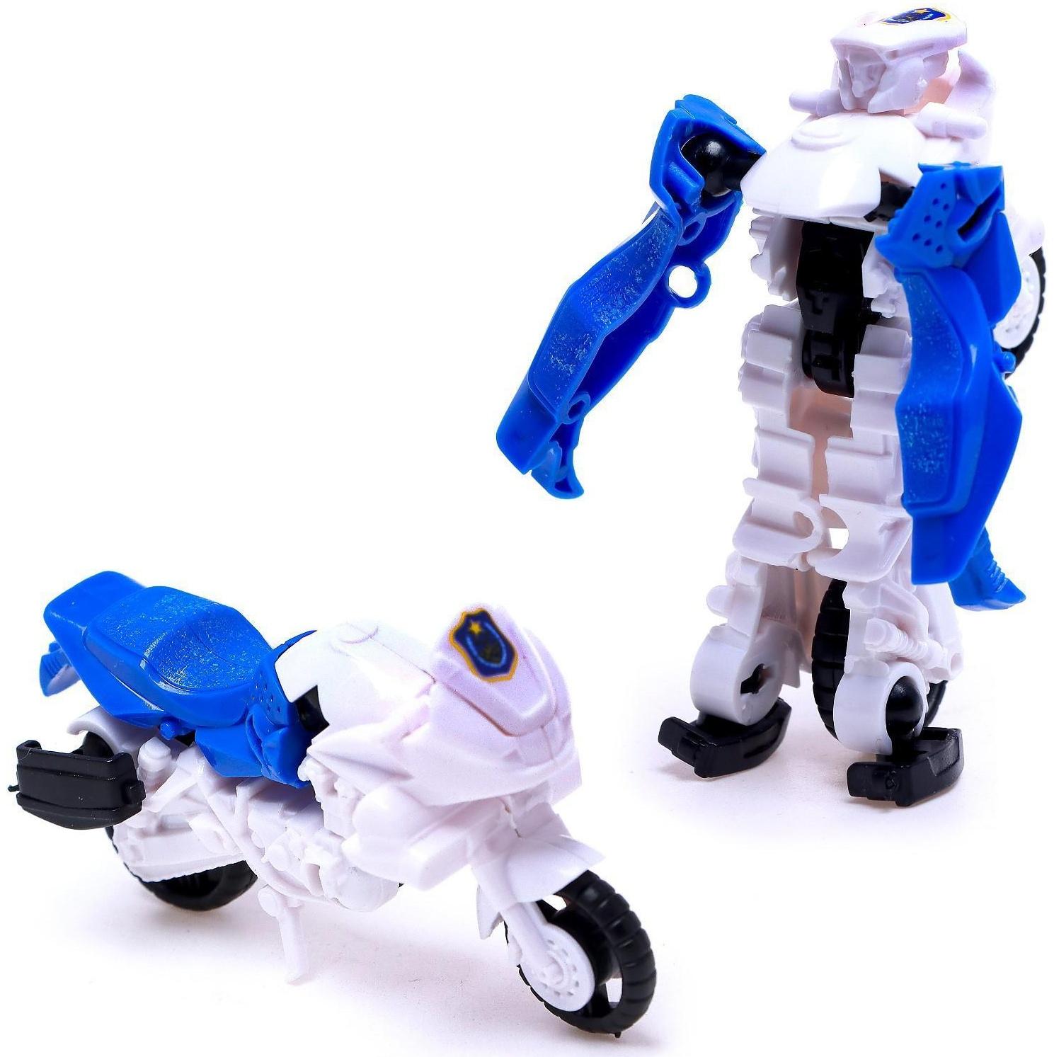 Набор роботов «Полицейский отряд», 5 трансформеров, собираются в 1 робота