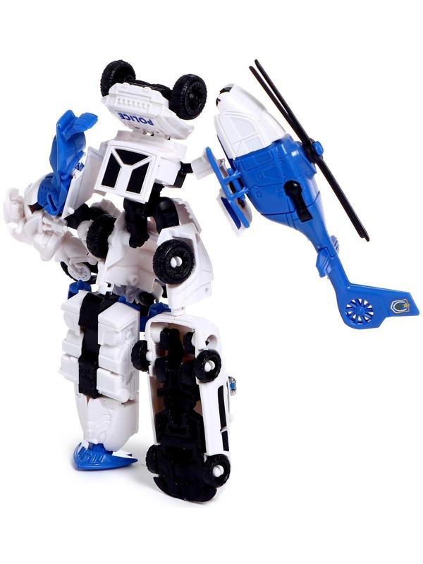 Набор роботов «Полицейский отряд», 5 трансформеров, собираются в 1 робота