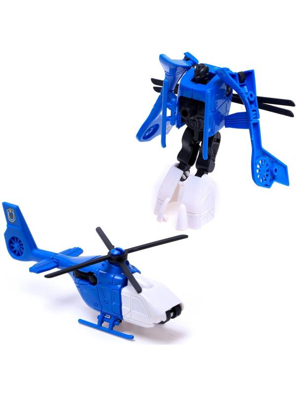 Набор роботов «Полицейский отряд», 5 трансформеров, собираются в 1 робота