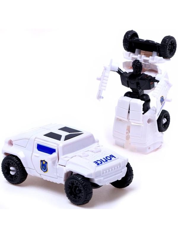 Набор роботов «Полицейский отряд», 5 трансформеров, собираются в 1 робота