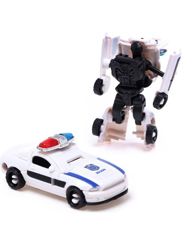 Набор роботов «Полицейский отряд», 5 трансформеров, собираются в 1 робота