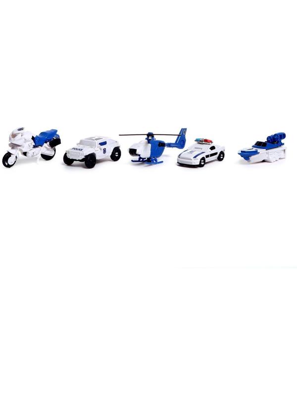 Набор роботов «Полицейский отряд», 5 трансформеров, собираются в 1 робота