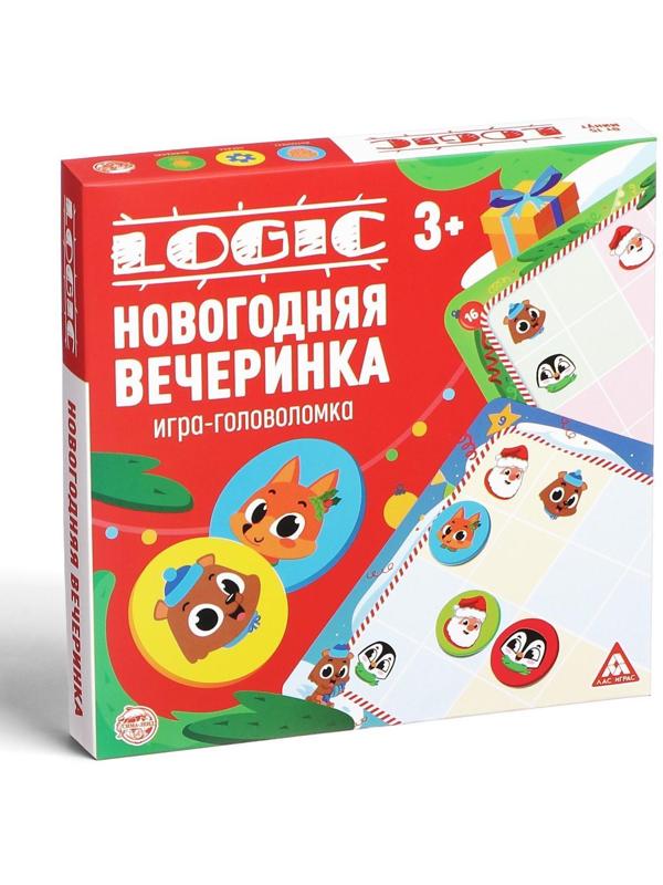 Игра-головоломка «Logic. Новогодняя вечеринка», 15 карт, 3+