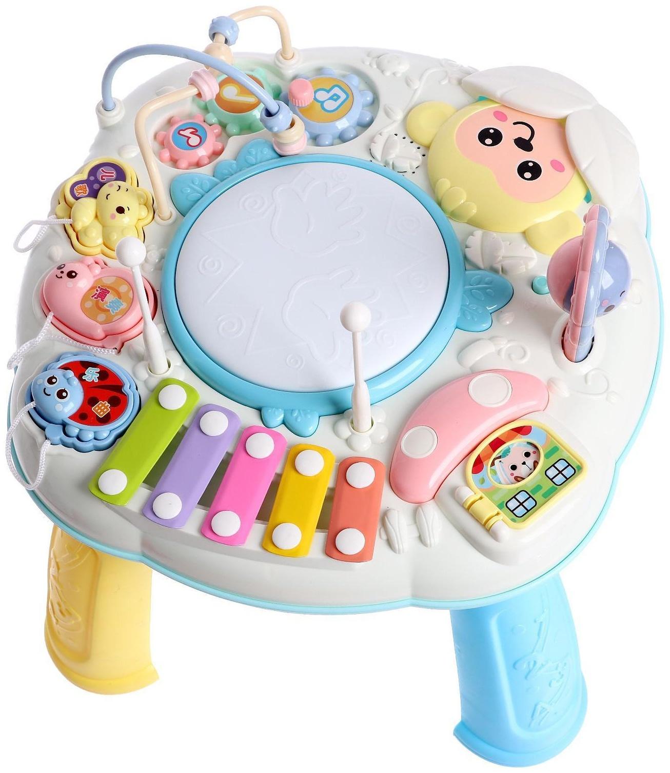 Развивающий столик «Учусь играть», световые и звуковые эффекты