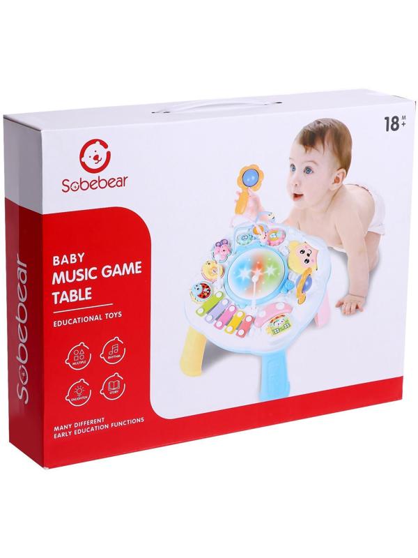 Развивающий столик «Учусь играть», световые и звуковые эффекты