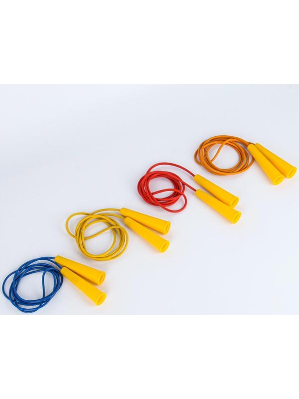 Скакалка 1.8 м, на рост 140-150 см, цветная, микс