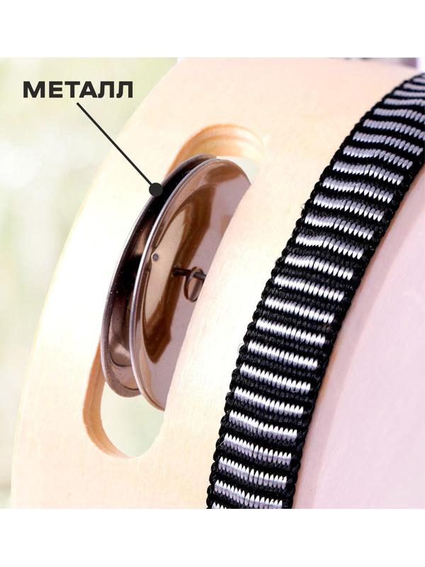 Бубен «Классика» 6 тарелок, 10×10×4,5 см