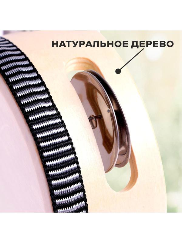 Бубен «Классика» 6 тарелок, 10×10×4,5 см