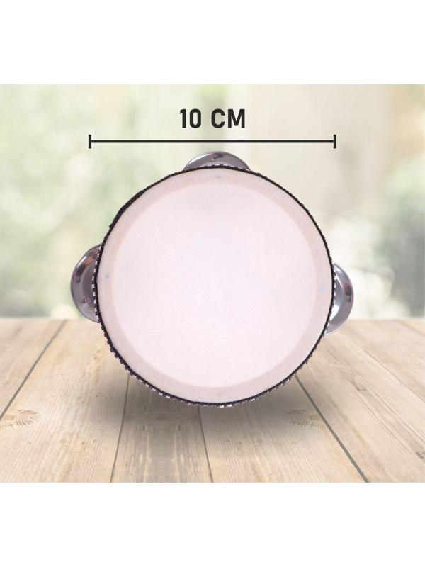 Бубен «Классика» 6 тарелок, 10×10×4,5 см