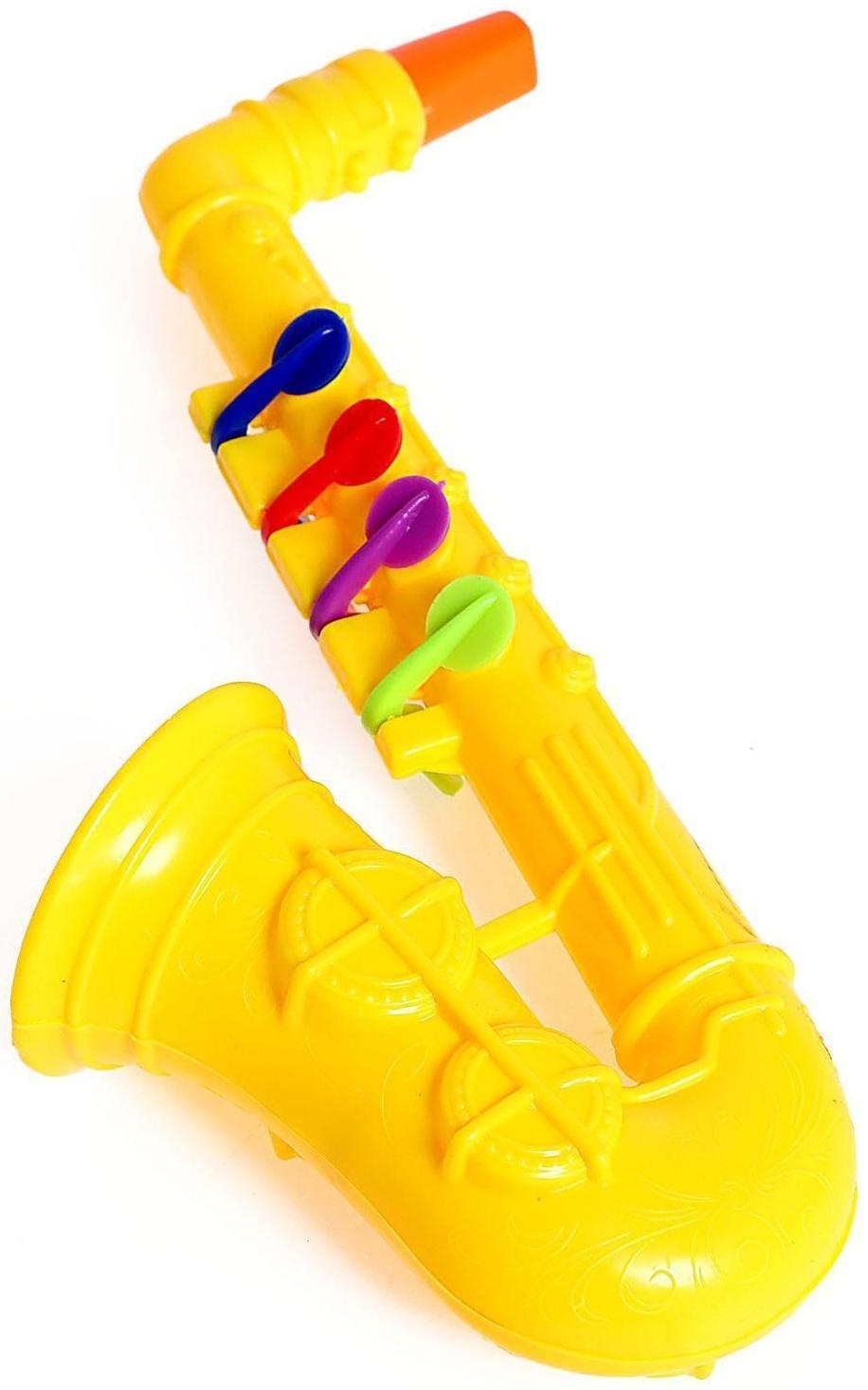 Игрушка музыкальная-саксофон «Мелодия», цвета МИКС