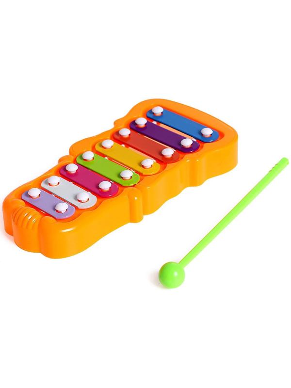 Игрушка музыкальная-металлофон «Звонкий», цвета МИКС