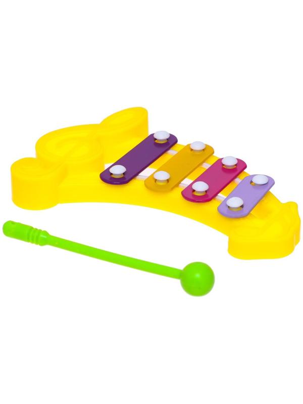 Игрушка музыкальная-металлофон «Нотка», цвета МИКС