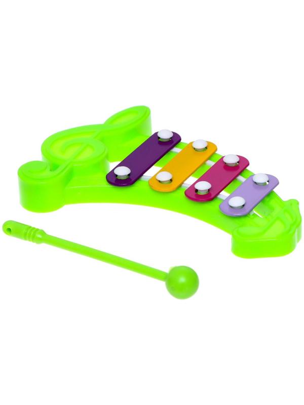 Игрушка музыкальная-металлофон «Нотка», цвета МИКС