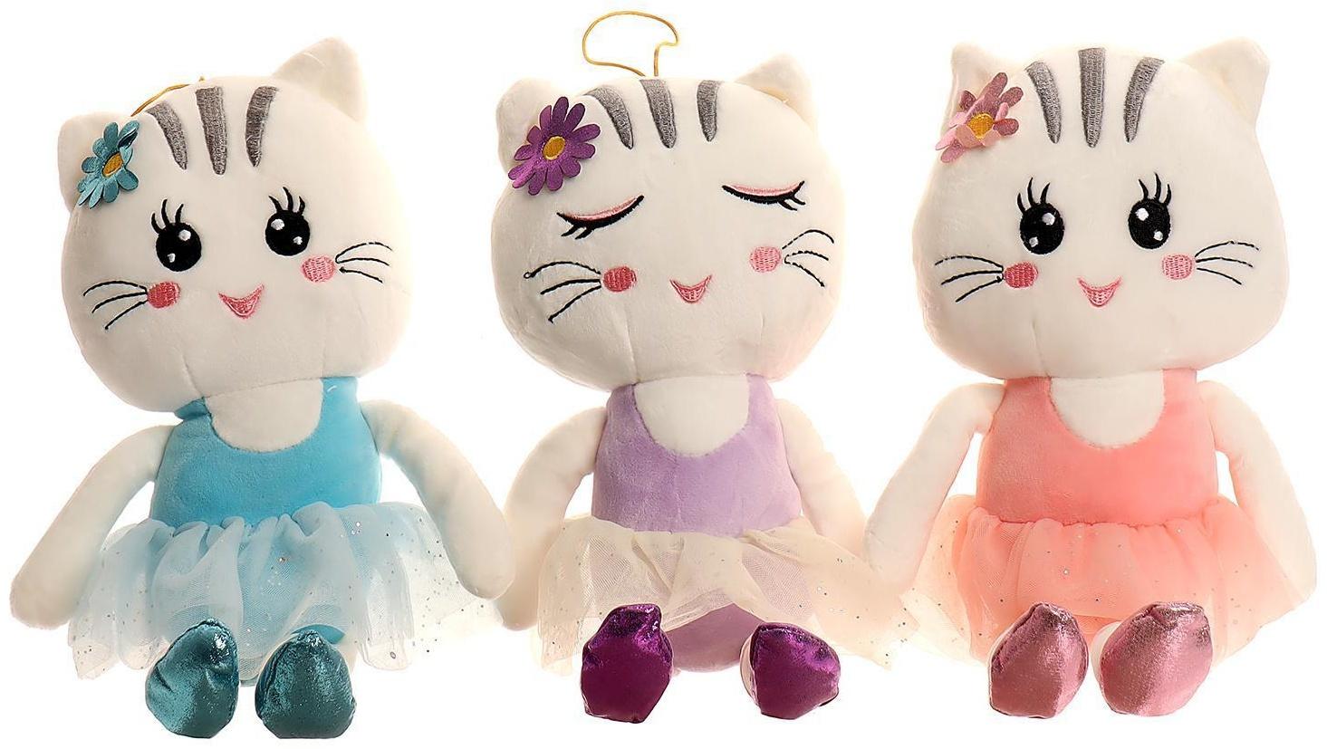 Мягкая игрушка «Кошечка», цвета МИКС