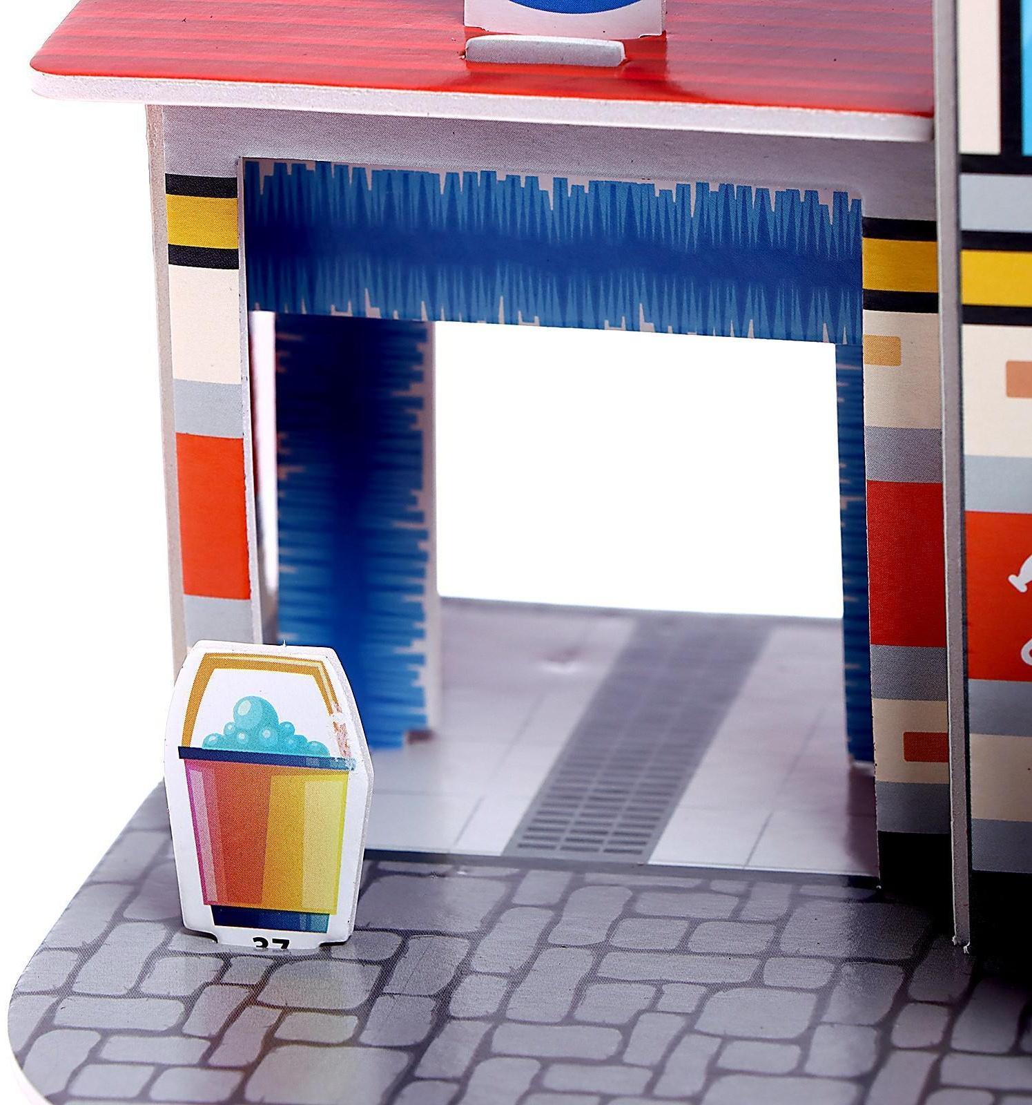 3D конструктор «Автосервис», 22 детали