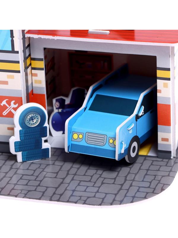 3D конструктор «Автосервис», 22 детали
