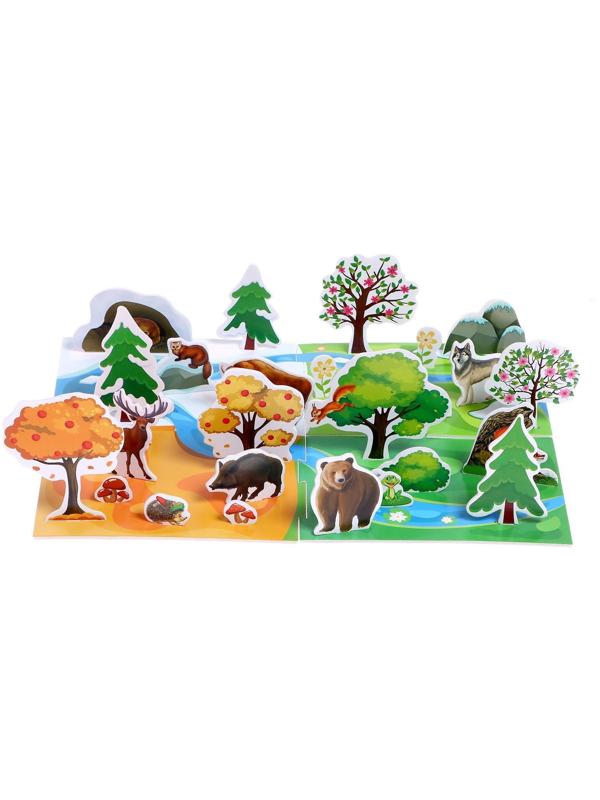 3D конструктор «Сезоны года», 31 деталь