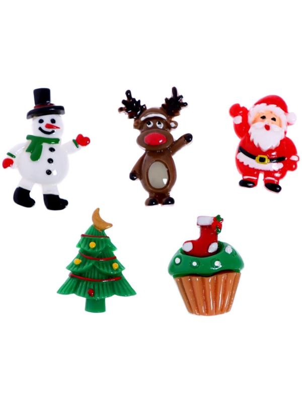 Набор для опытов «Новогодняя гирлянда», елочка и дед мороз