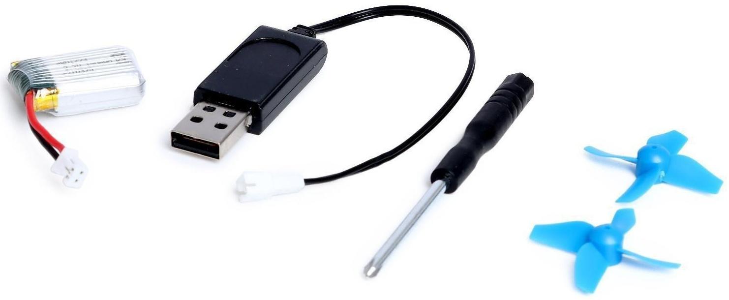 Квадрокоптер радиоуправляемый Flashdrone, работает от аккумулятора, цвет оранжевый