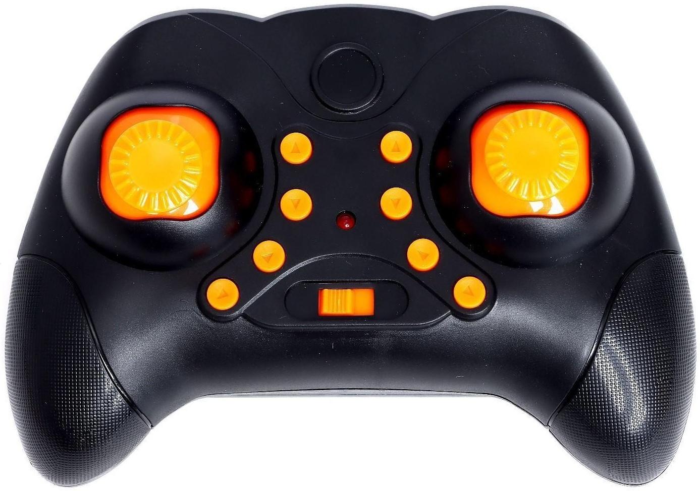 Квадрокоптер радиоуправляемый Flashdrone, работает от аккумулятора, цвет серый