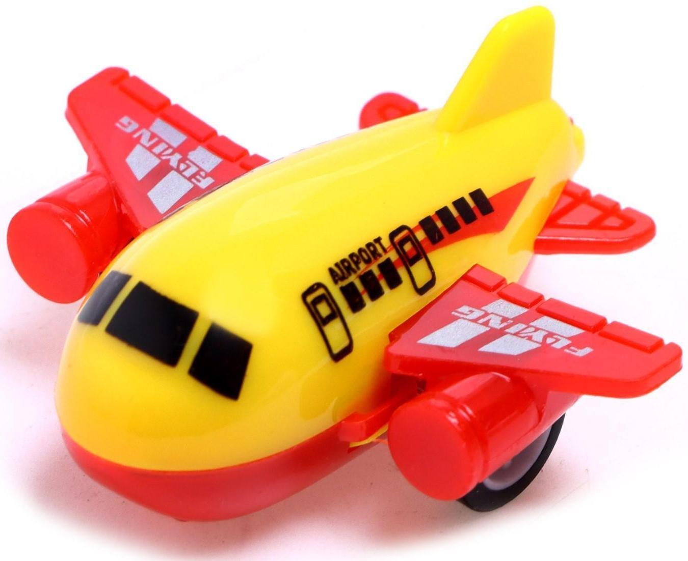 Набор инерционных самолетов «Авиалинии», 4 штуки