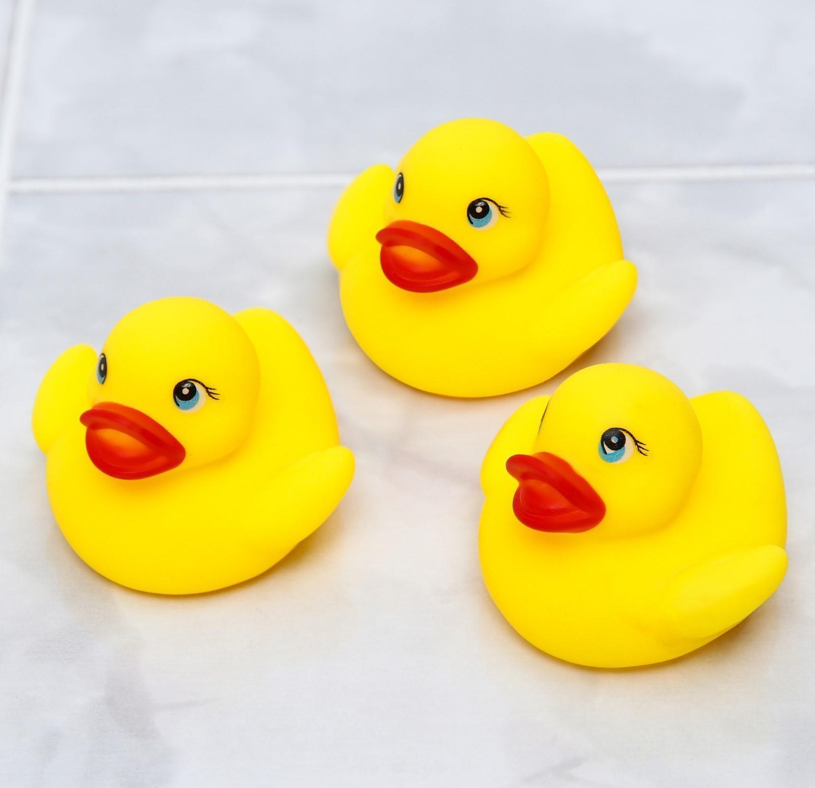 Набор игрушек для игры в ванне «Уточки», 3 шт 5,5см