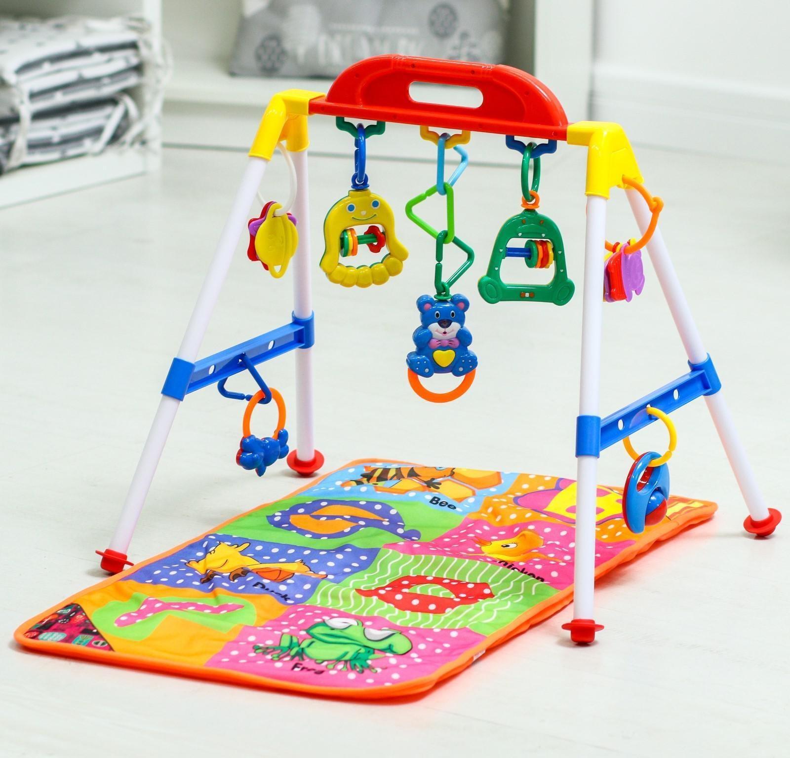 Игровой развивающий центр «Звонкий мишка», с ковриком