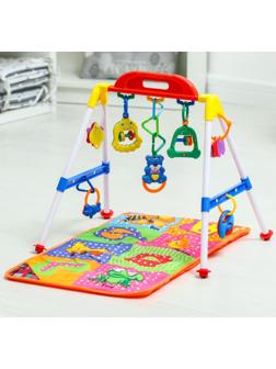 Игровой развивающий центр «Звонкий мишка», с ковриком