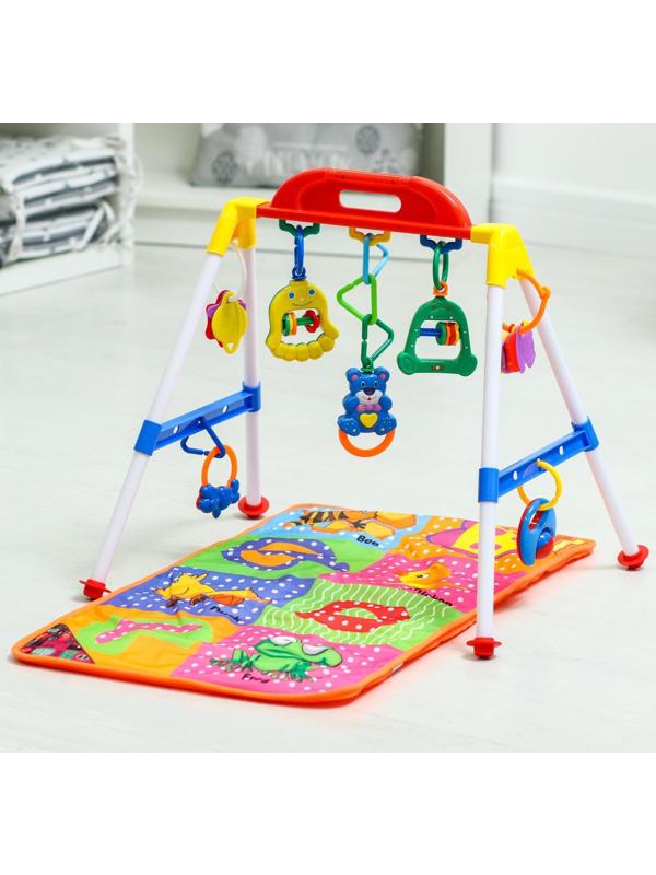 Игровой развивающий центр «Звонкий мишка», с ковриком