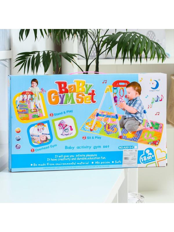 Игровой развивающий центр «Звонкий мишка», с ковриком