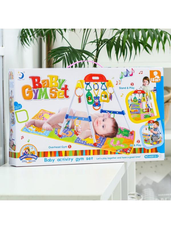 Игровой развивающий центр «Звонкий мишка», с ковриком