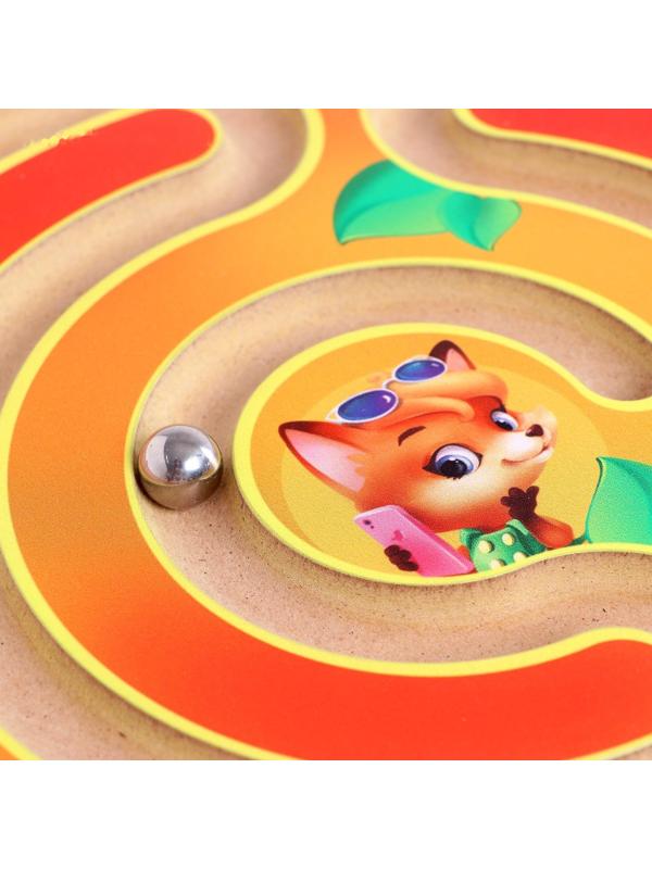 Балансир детский «Зверята», с лабиринтом