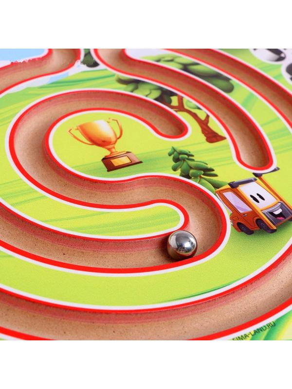 Балансир детский «Гонки», с лабиринтом