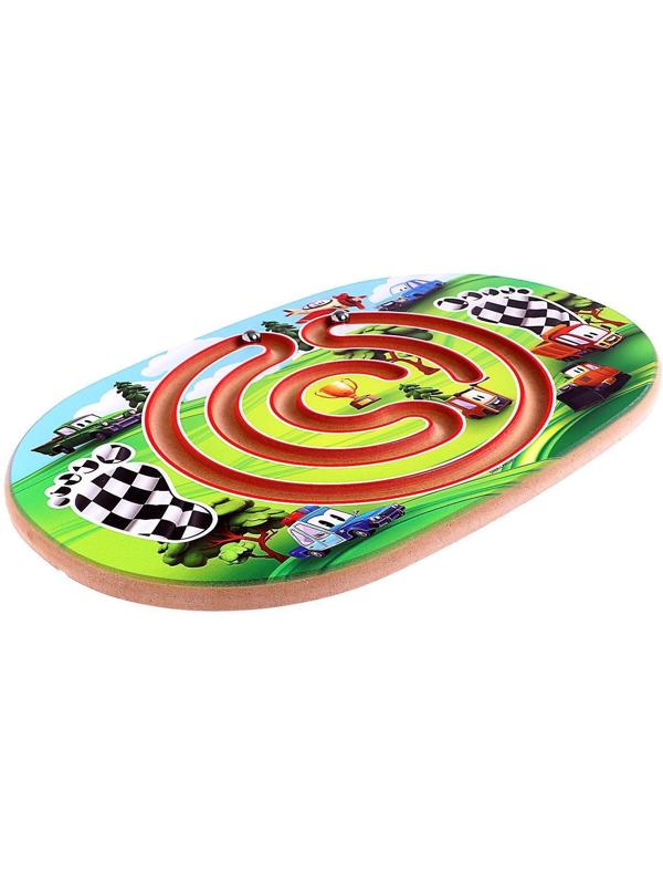 Балансир детский «Гонки», с лабиринтом