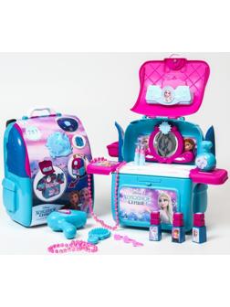 Набор игровой стилиста-парикмахера «Студия красоты», Холодное сердце, в рюкзачке