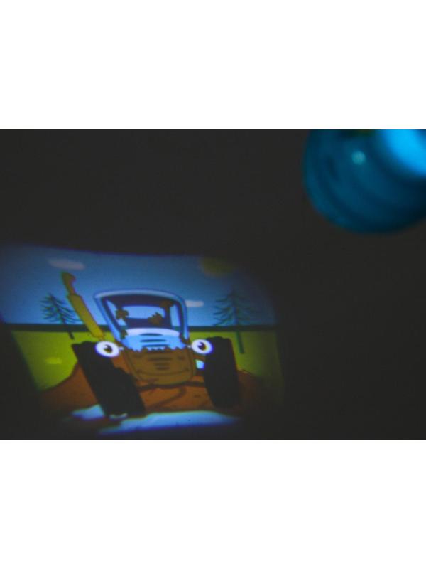 Проектор-фонарик «Синий трактор», свет, цвет синий