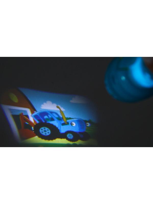 Проектор-фонарик «Синий трактор», свет, цвет синий