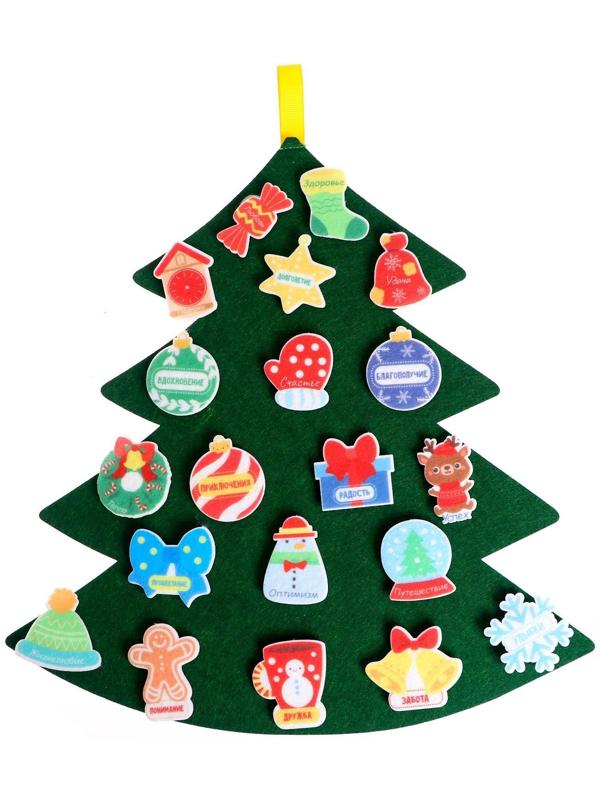 Игровой набор из фетра «Предсказания от ёлочки»